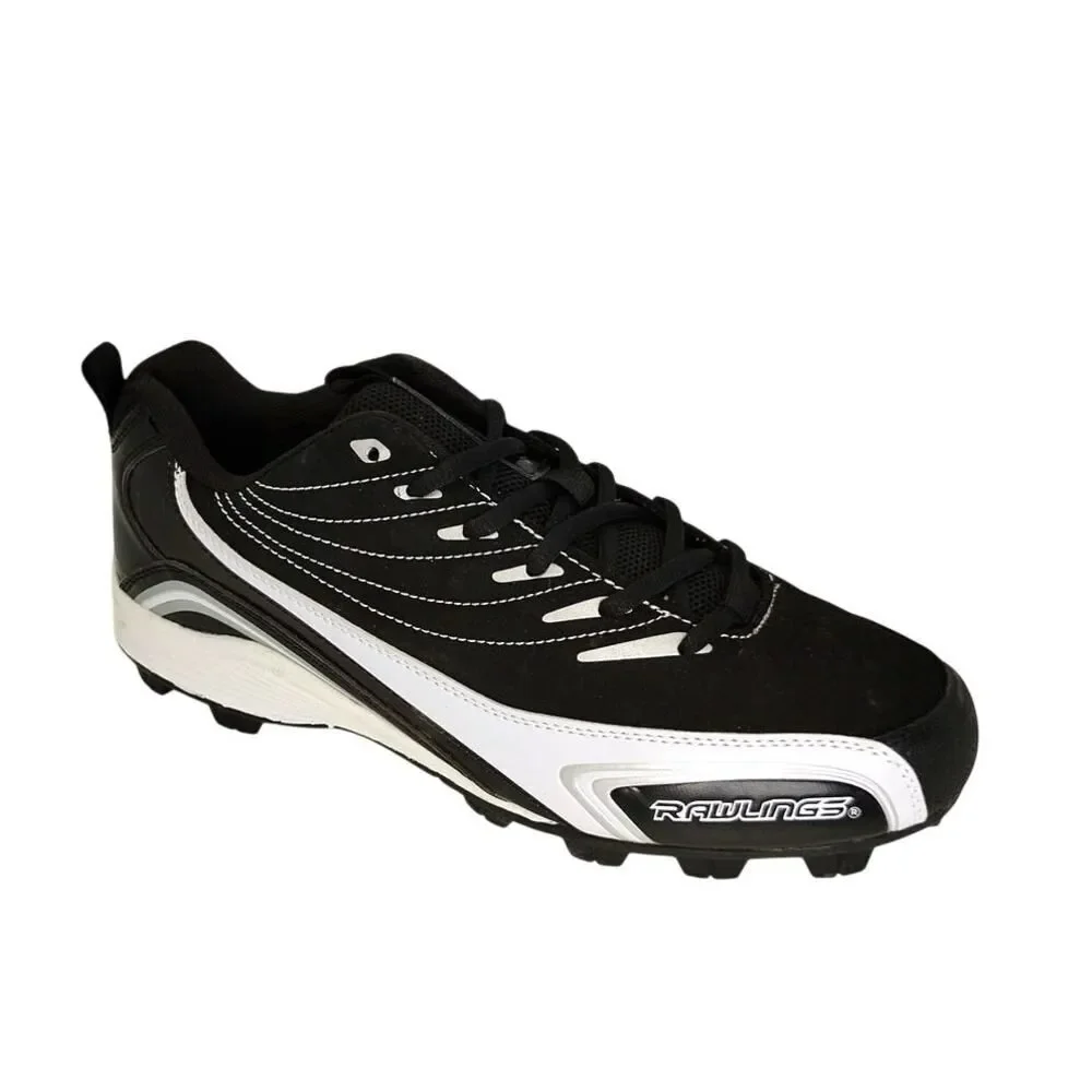 RAWLINGS Base Invader New Black Baseball Cleats - Size: 10